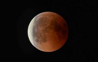 Wallpaper The Sky Space Night Moon Eclipse Shooting