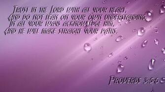 Scripture Wallpaper Proverbs Bible Verse