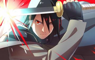 Wallpaper Anger Naruto Katana Sharingan Uchiha Sasuke