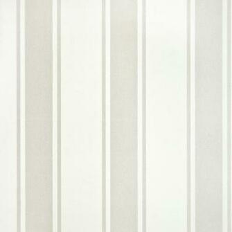 Wallpaper Combination Stripe In White With Metallic Silver