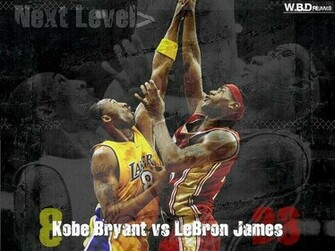 Cool Sports Players Kobe Bryant Vs Lebron James Wallpaper