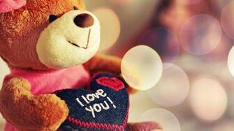 Cute Bear Love Wallpaper High