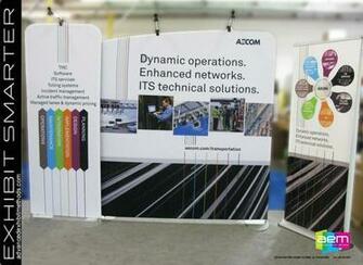 Large Background Graphic For The Modular Trade Show Booth