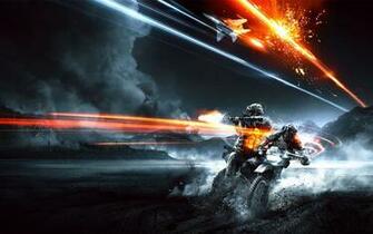 Battlefield Shooting Dirtbike Game End