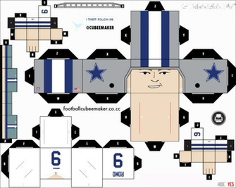 Tony Romo Cowboys Cubee By Etchings13