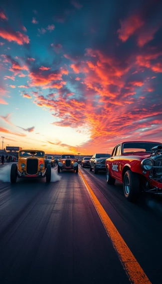 Drag Racing Cars Wallpaper