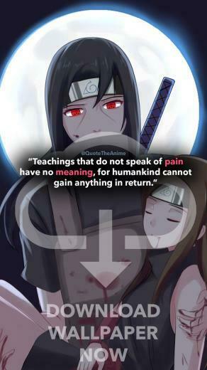 Quote The Anime On Wallpaper Itachi Quotes