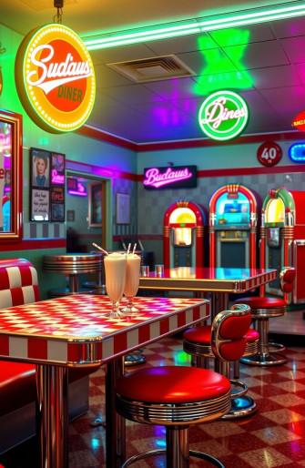 50s Diner Wallpaper