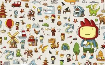 Scribblenauts Wallpaper Stock Photos