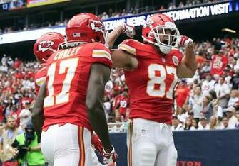 Sep Houston Tx Usa Kansas City Chiefs Tight End Travis
