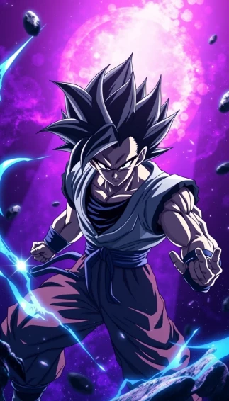 Black Goku Mobile Wallpaper