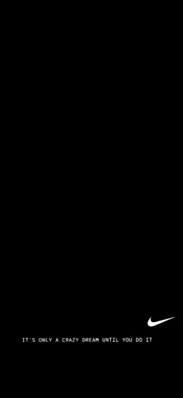 Nike Black Wallpaper Dream Just Do It