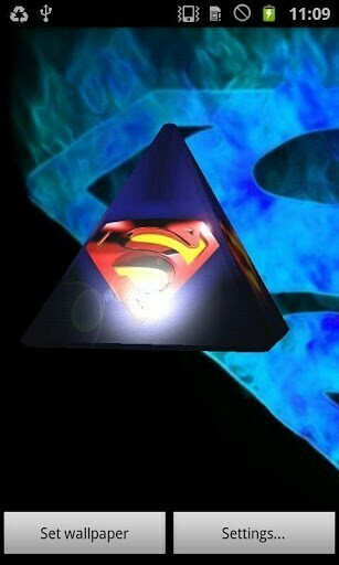 Superman 3d Live Wallpaper Is An Interactive App About One