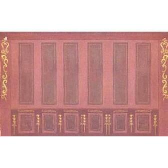 Mini Graphics Inch Scale Dollhouse Miniature Wallpaper History
