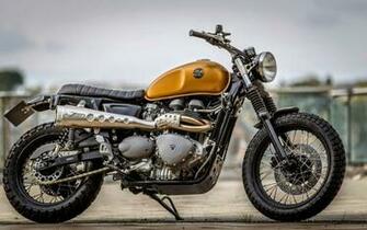 Triumph Scrambler Grey Wallpaper