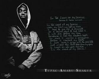 Tupac Shakur Quotes About Life Thug Background Graphic In