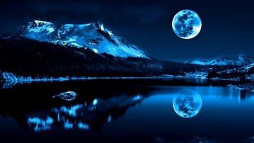Winter Moon Wallpaper On