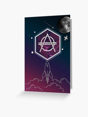 Don Diablo Conquest To Space Hexagon Records Greeting Card By
