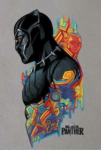 Pantera Negra Dora Milaje E T Challa Em Novas Mega Arte