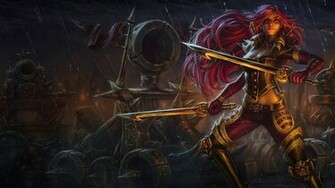 Katarina League Of Legends Lol Girl Champion HD Wallpaper R7
