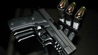 Wallpaper Sig Sauer P226 Bullets Germany