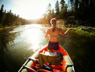 Wallpaper Kayak Fly Fishing X Kb Jpeg HD