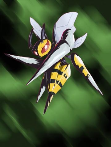Beedrill HD Wallpaper Broken Panda
