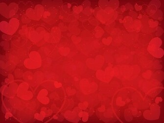 Romantic Heart Valentine Background Vector