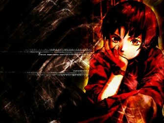 Wallpaper Serial Experiments Lain Iwakura