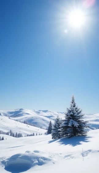 Sunny Winter Wallpaper