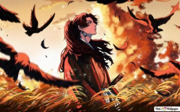 Demon Slayer Kimetsu No Yaiba Yoriichi Tsugikuni HD Wallpaper