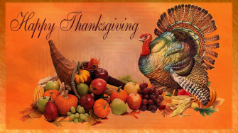 Happy Thanksgiving Turkey Wallpaper