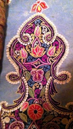 Purple Paisley Art Print By Janet Broxon