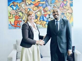 Sl Envoy To Kenya Meets With Irish Ambassasor Somaliland Standard