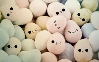Happy Easter Cute Eggs Wallpaper HD Background Happ