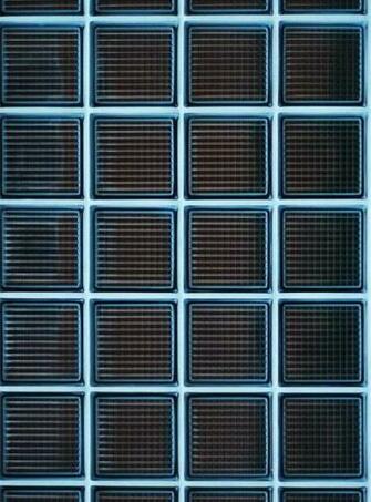 Neon Glass Block Tile Wallpaper