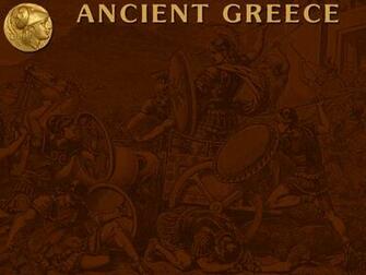 Ancient Greece Powerpoint Template Background For Presentation