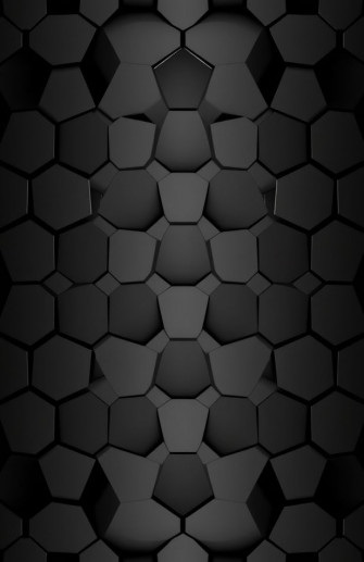 Black Hexagon Wallpaper