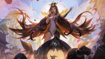Graceful Phoenix Seraphine Splash Art 4k Phone iPhone Wallpaper