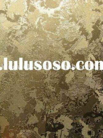 Metallic Wallpaper Wallcovering Gold Foil
