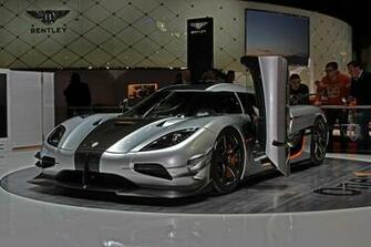 Koenigsegg One Hypercar Geneva Auto Show Stock