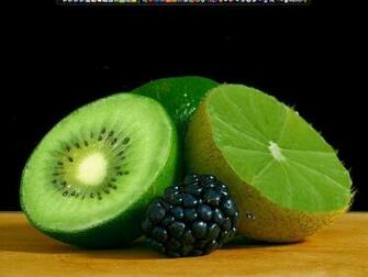 Friut Kiwi And Blueberries HD Wallpaper Fruits