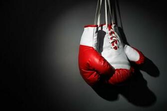 Martial Arts Boxing Gloves Hang On The Wall