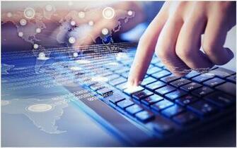 Keyboard Typing Finger Technology Wallpaper