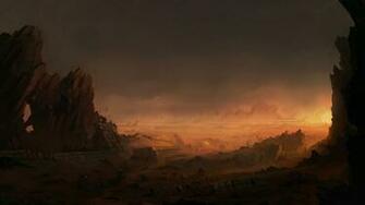 Desert Ruins Wallpaper And Background Id