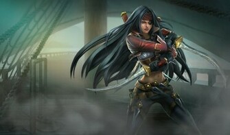 League Of Legends Wallpaper Katarina The Sinister Blade