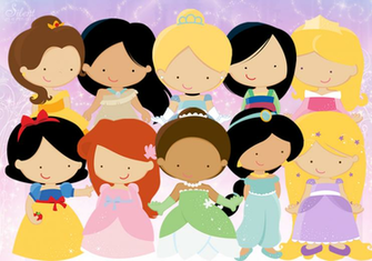 Disney Princesses Cute By Silentmermaid21