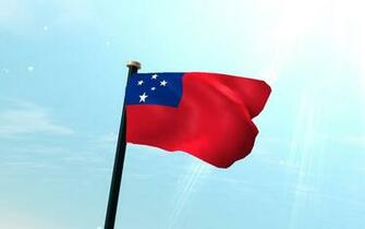 Samoa Flag 3d Wallpaper For Android Apk