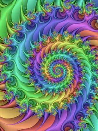 Wallpaper Tripy Trippy Fractal