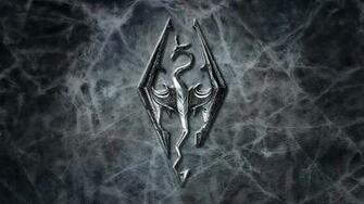 Skyrim Dragon Logo Elder Scrolls V HD With Resolutions